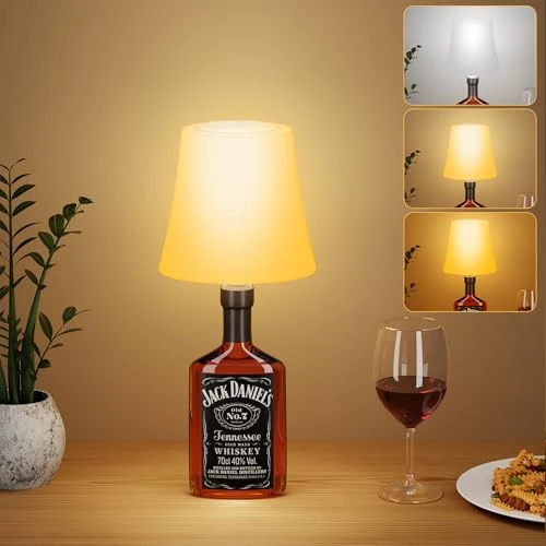 Offerta a tempo: Suright Lampada da tavolo a LED senza fili, ricaricabile, dimmerabile, 3 modalità di colore + RGB, Touch Control IP54, impermeabile, per sala da pranzo, soggiorno (senza bottiglie) - 25.01% da 19.99 € a 14.99 €