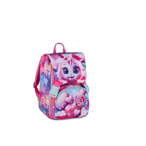 Offerta a tempo: SJ GANG STYLE JAM GANG Zaino Estensibile, Volume Regolabile, Doppio Scomparto, Tasca Porta Borraccia, Scuola e Tempo Libero, Fluo Fuxia, Bambine, rosa - 5% da 69.90 € a 66.39 €