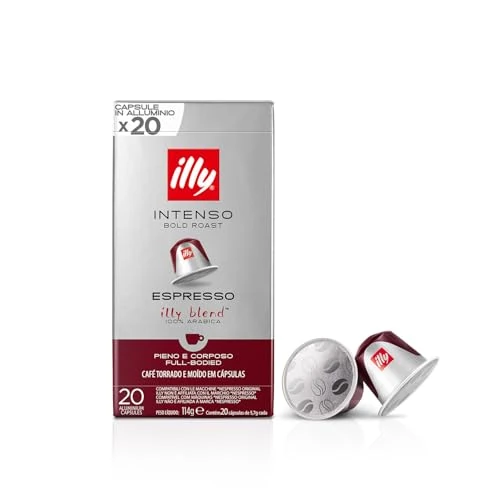 Offerta a tempo: illy, Caffè in Capsule Compatibili INTENSO, 1 Confezione da 20 - 26% da 9.79 € a 7.23 €
