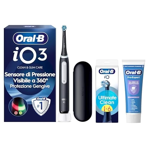 Offerta a tempo: Oral B PW iO3 + PASTE new 5 + Refill 6CT Ultimate - 60% da 199.98 € a 79.99 €
