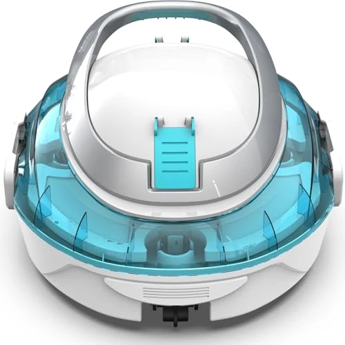 Oferta limitada: BRINBO S2 Limpiafondos Piscina, Robot Inalámbrico, Doble Filtración y Doble Motor, 90min Autonomía, 2,5H Carga Rápida,Autoestacionamiento, para Piscinas de Fondo Plano hasta 80m²,BLU Perlato Bianco de 139.99 € a 139.99 € (ahorro 0.00%)