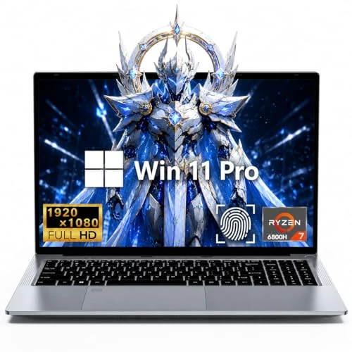 Offerta a tempo: FUNYET PC Portatile Gaming 15.6 Pollici CPU R7-6800H (fino a 4.7GHz) Laptop 32GB RAM LPDDR5 1TB SSD Win11 IPS 1920×1080 Notebook con 5000mAh, Type-C, WIFI5, USB3.0, HDMI, Tastiera Retroilluminata - 5% da 799.99 € a 759.99 €