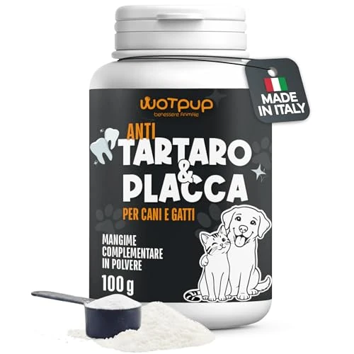 Offerta a tempo: Pulizia Denti Cane e Gatto, Polvere Dentale Sciogli Tartaro e Placca | Dental Bright – Dentifricio Senza Spazzolino con Inulina, Menta, Pappa Reale e Salvia – 100g (50 Dosi), Made in Italy - 38% da 39.90 € a 24.90 €