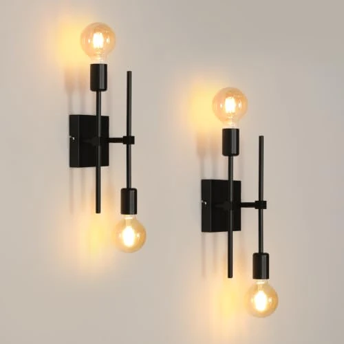 Offre limitée : Riserva E27 Applique Murale Intérieure Vintage Industrielle 2 Pièces de 39.99 € à 39.99 € (0.00% de remise)