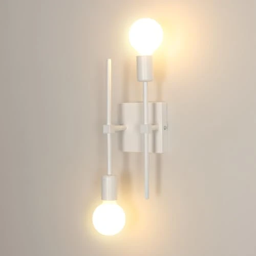 Oferta limitada: Riserva Lámpara de Pared Blanco E27, 350° Ajustable, 2 Luces de 26.99 € a 26.99 € (ahorro 0.00%)