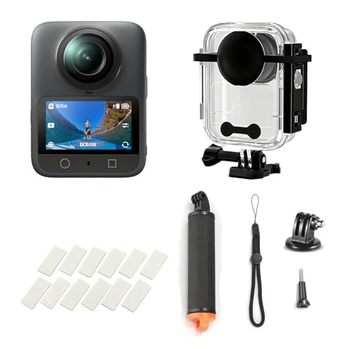 Offerta a tempo: DJI Osmo 360 Standard Bundle per Sport Acquatici – Fotocamera 360° 8K con sensore da 1 pollice, custodia impermeabile, impugnatura galleggiante, foto da 120 MP, action cam per sport, vlog - 35% da 519.59 € a 336.30 €