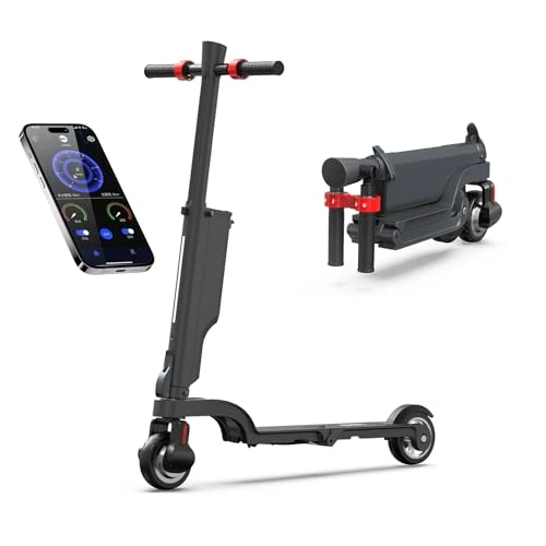 Offerta a tempo: HX X6 Monopattino Elettrico Adulto triplo Pieghevole,Scooter elettrico portatile a zaino,Batteria Rimovibile,350W,25km/h,20-40KM,Display LCD,APP,Doppio Freno,Ruota piena da 5.5'',3 velocità - 22% da 299.99 € a 233.70 €