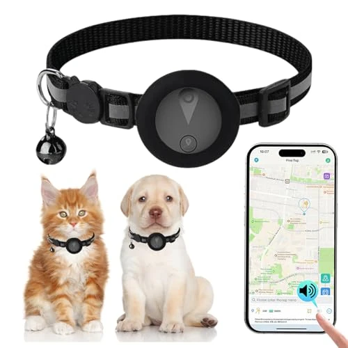 Offerta a tempo: Collare GPS per Gatti Compatibile con Sistemi iOS e Android GPS per Cani Riproduzione Della Cronologia dei Tracciati (7 giorni) Localizzatore GPS Cani Tracciamento Impermeabile (IP67) - Nero - 17% da 29.99 € a 24.99 €