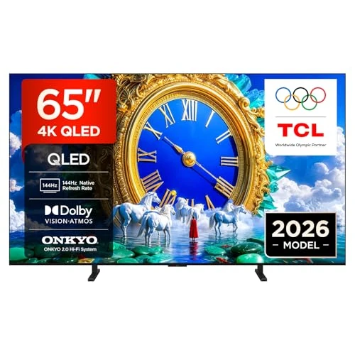 Oferta limitada: TCL 65A400 Televisor 65 Pulgadas QLED 4K Smart TV, 144Hz, Direct LED, Onkyo 2.0, Dolby Vision & Atmos, HDR10+, Manos Libres, Google TV, Apple AirPlay 2 de 749.00 € a 749.00 € (ahorro 0.00%)