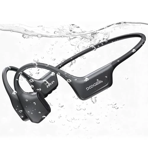 Limited-time offer: DOOGEEEco Bone Conduction Headphones, IP68 Waterproof Swimming Earbuds, 10-Hour Battery Life, Bluetooth 5.4 Wireless, 64GB Storage, MP3 Mode, Ideal for Cycling, Swimming, and Fitness (DGERY) from 109.99 £ to 89.99 £ (save 18%)