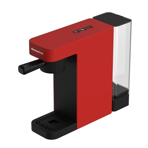 Offerta a tempo: Melchioni Sublime - Macchina del Caffè 3 in 1 - Compatibile con Capsule Nespresso, Dolce Gusto e Caffè Macinato - Pompa 20 Bar - 1450W - Serbatoio 0,6L - Caffè Lungo e Corto (Rosso) - 25% da 79.99 € a 59.99 €