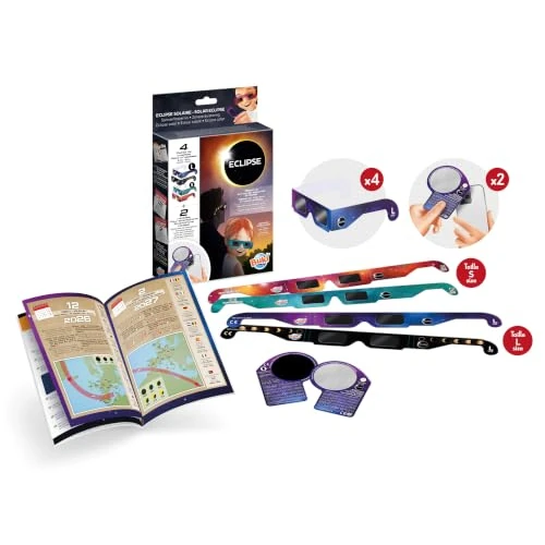 Offerta a tempo: Buki Occhiali per eclissi solare Family Pack - 16% da 11.73 € a 9.90 €