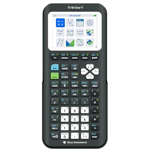 Zeitlich begrenztes Angebot: Texas Instruments TI-84 Evo-T Grafischer Taschenrechner, Python-Unterstützung, Wiederaufladbar, USB-C, Prüfungsmodus von 156.00 € auf 151.05 € (3% Rabatt)
