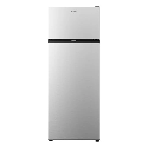 Offerta a tempo: CANDY Frigorifero Doppia Porta a libera installazione, 206 Litri, 39 dB, Inox, Classe E, AxLxP 143x54,5x54,6 cm Compatto, Grigio - CNDQ2S514EX - 64% da 699.99 € a 249.99 €