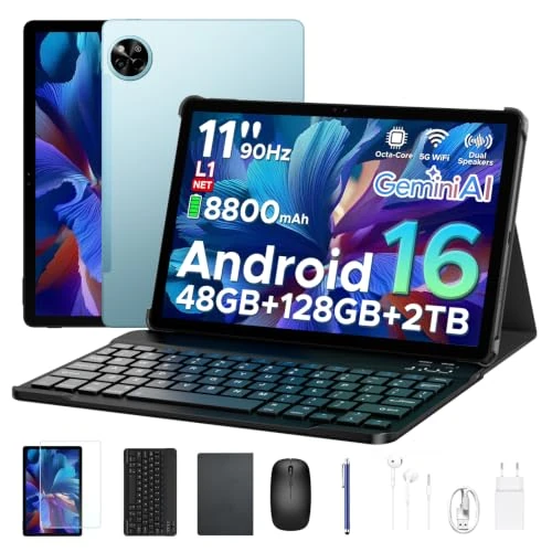 Offerta a tempo: Easerush P11 Tablet 11 Pollici con Tastiera,Penna,Mouse,Tablet Android 16 - 47% da 299.99 € a 159.98 €