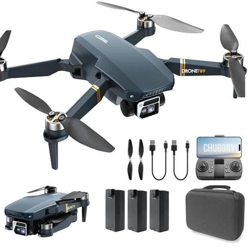 Offerta a tempo: Drone con Telecamera 4K HD per Principianti, 84 Minuti di Volo (3 Batterie), 800m Portata WiFi FPV, Motore Brushless, Auto Hover e Auto Follow - 0.0% da 99.99 € a 99.99 €