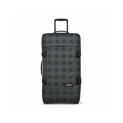 Offerta a tempo: Eastpak Tranverz M Valigia Media 78L (67 x 35,5 x 30 cm), Bagaglio a Ruote, Valigia Leggera e Resistente con Doppio Scomparto, Manico Telescopico e Serratura TSA - CHECKER GREY - 37% da 185.00 € a 116.55 €