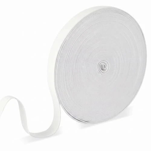 Offerta a tempo: Romon Elastico per Cucito 15mm×15m, 1Pcs Ampio Nastro Elastici Bianco | Ampio Nastro Elastici, Fettuccia Elastica Piatto, Bande Lavorato a Maglia a Casa Artigianato Fai-da-Te - 0.00% da 5.99 € a 5.99 €