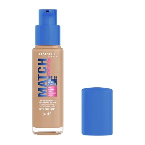 Offre limitée : Rimmel Match Perfection Fond de Teint, True Ivory 103W, 30 ml de 10.45 € à 10.45 € (0.00% de remise)
