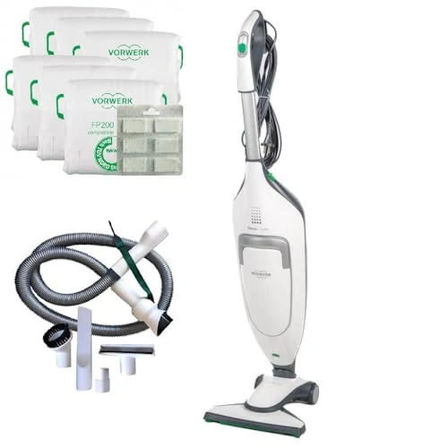 Offerta a tempo: VORWERK FOLLETTO VK220s ORIGINALE Rigenerato Come Nuovo – Aspirapolvere Scopa Elettrica Con Filo con HD65, Filtro, 6 Sacchetti, 6 Profumini – Assistenza e Garanzia (Dotazione Completa + Kit Tubi) - 0.00% da 579.00 € a 579.00 €