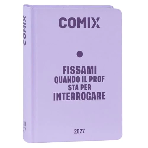 Oferta limitowana: COMIX - Dzienny planer na rok 2027, 16 miesięcy, dziennik dla gimnazjów i wyższych, twarda oprawa, 576 stron z grafiką i komiksami, idealny dla chłopców i dziewcząt, rozmiar mini 11 x 15,3 cm z 99.31 zł na 99.31 zł (oszczędź 0.00%)