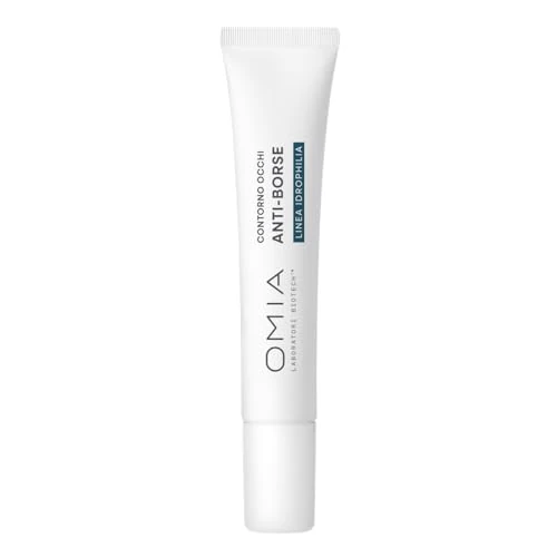 Offerta a tempo: Omia Idrophilia, Contorno Occhi Anti-Borse, Trattamento in Gel per Borse e Occhiaie, Riduce il Gonfiore e Dona Sguardo Fresco e Riposato, Formula Vegana, 15 ml - 30% da 18.49 € a 12.94 €