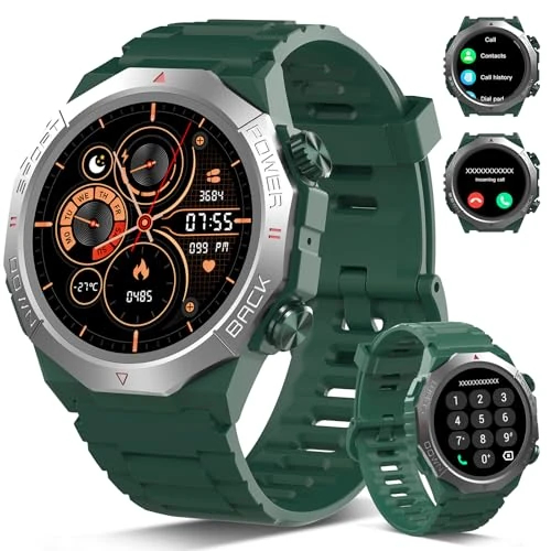 Offerta a tempo: Atheewon Smartwatch Uomo Donna con Effettua o Risposta Chiamate, Verde - 73% da 119.99 € a 32.99 €