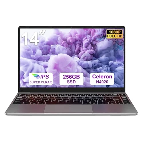 Offerta a tempo: bvate PC Portatile 14 Pollici Laptop Win 11 256 GB ROM Celeron N4020 2.4G+5G WiFi upto 2.8 GHz Supporta l'espansione SSD 1TB 4.2 USB HDMI Tastiera Italiana Membrana Mouse Senza Fili-Grigio-1 - 67% da 599.99 € a 199.99 €