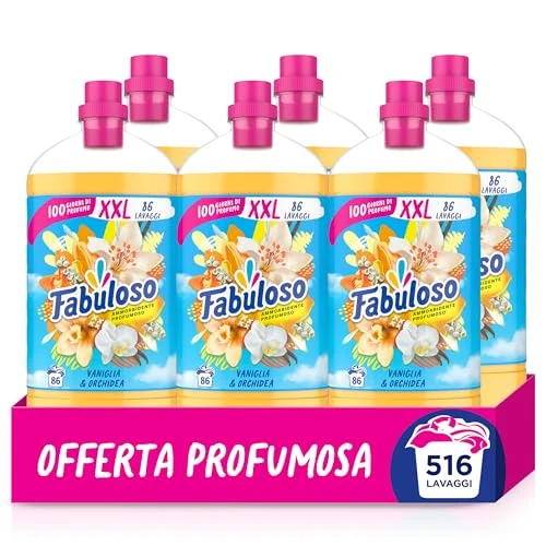 Offerta a tempo: Fabuloso Ammorbidente Concentrato Vaniglia & Orchidea, 1,9L - 38% da 23.22 € a 14.42 €