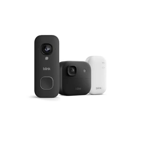 Offerta a tempo: Videocamera esterna 2K+ Blink (ultimo modello) + Blink Videocitofono cablato 2K+ (ultimo modello) — Sistema da 1 videocamera, nero - 67% da 149.98 € a 49.99 €