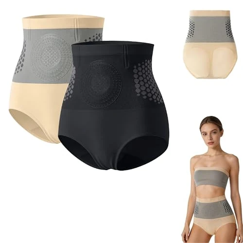 Offerta a tempo: tacniseyw 2PC Pauraju Pantaloncini Modellanti Donna 4 in 1 Brucia Grassi Vita Alta Termogenici Controllo della Pantaloni da Yoga Snellire Rinforzanti Shapewear per Yoga Corsa Post-Parto - 0.00% da 21.98 € a 21.98 €