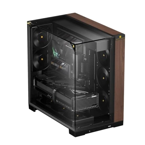 Tijdelijke aanbieding: Thermalright TR A70 Vision V2 ATX gaming-behuizing - behuizing van donker gehard glas met zijwanden in houtnerfdesign, inclusief 9,16 inch LCD-scherm van 152.92 € naar 152.92 € (0.00% korting)