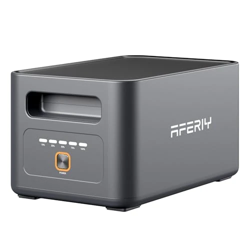 Offerta a tempo: AFERIY Batteria aggiuntiva 1024wh compatibile con AF-P180 Pro, batteria di estensione da 1024 Wh, alimentazione di emergenza estensibile per Nomade1800 Pro, Campeggio, Casa, RV(non usare solo) - 47% da 699.00 € a 369.00 €
