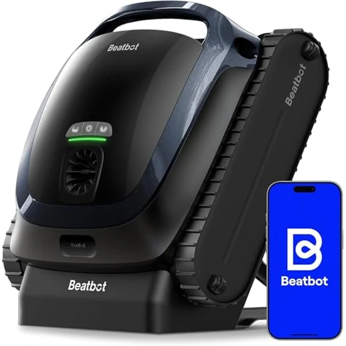 Offerta a tempo: Beatbot AquaSense 2 Robot piscina cordless, parcheggio intelligente. Pulisce pavimento, pareti e linea d'acqua con doppio passaggio, Per piscine fuori terra e interrate fino a 300 m², Blu marino - 35% da 1499.00 € a 969.00 €