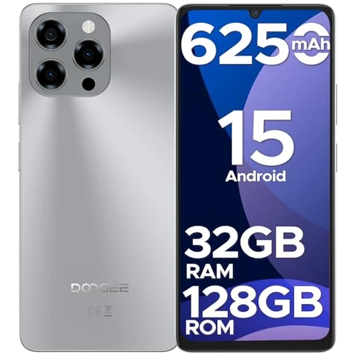 Offerta a tempo: DOOGEESmart Note 58 Smartphone Android 15, 32(8+24) GB+128GB/2TB TF Cellulare, 6.75" HD+ 90Hz Schermo,6250mAh, 16MP+8MP Telefono Cellulare, 4G Dual SIM/Octa Core/Widevine L1/NFC/OTG/Face ID,Naturali - 13% da 159.99 € a 139.99 €