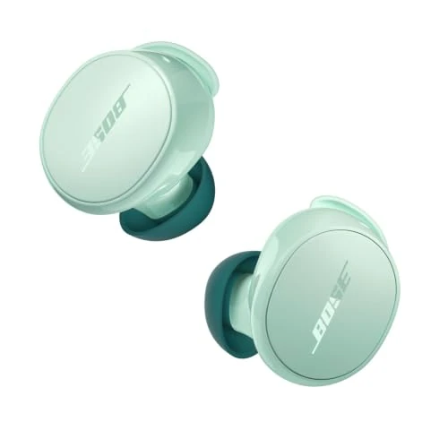 Offerta a tempo: Bose QuietComfort Earbuds Auricolari Wireless Bluetooth con Cancellazione del Rumore Attiva, Microfono, Durata della Batteria Fino a 8,5 Ore, Deep Bass, IPX4, Menta fresca - Edizione limitata - 23% da 199.95 € a 153.31 €