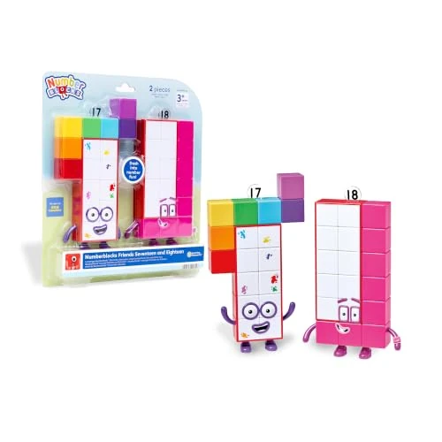 Offerta a tempo: Learning Resources Numberblocks Amici Diciassette e Diciotto, Personaggi Ufficiali TV, Gioco educativo Numeri, Prime abilità Matematiche - 0.00% da 22.74 € a 22.74 €