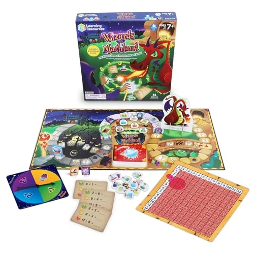 Offre limitée : Learning Resources Wizards of Mathland Jeu de Multiplication pour Enfants de 23.94 € à 23.94 € (0.00% de remise)