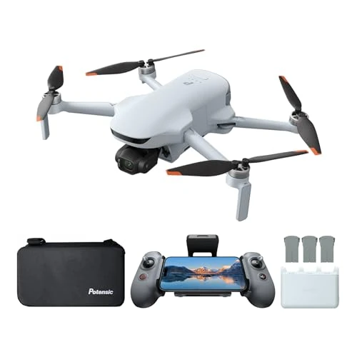 Offerta a tempo: Potensic ATOM 3 Fly More Combo, Drone con Fotocamera 4K 60fps, Foto 8K 50MP, Sensore CMOS 1/1,3", Gimbal a 3 assi, Volo di 120 Min, Trasmissione 16 km, Tracciamento IA 2.0, QuickShots, Meno di 249 g - 0.00% da 499.99 € a 499.99 €