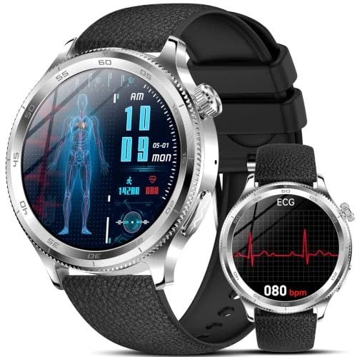 Offerta a tempo: 2026 Nuovo Smartwatch Uomo con ECG+PPG/Pressione Sanguigna/Emozioni/HRV - 44% da 99.99 € a 55.98 €