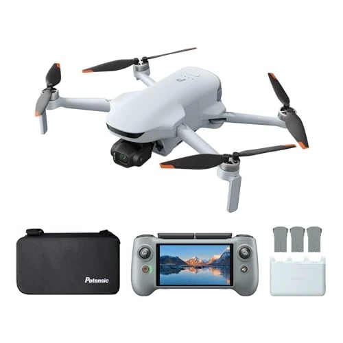 Limited-time offer: Potensic ATOM 3 Fly More Combo with RC PTD 2, Drones with Camera 4K 60fps, 50MP Photo, 1/1.3" CMOS, 120-Min Flight, 16KM Transmission, AI Track 2.0, Med-Tele Mode, QuickShots, Under 249 g(3 Batteries) from 579.99 £ to 579.99 £ (save 0.