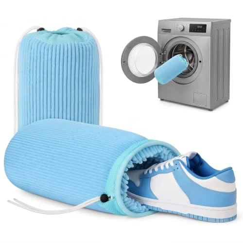 Offre limitée : AiQInu 2 Pièces Sac Lavage Chaussures Machine à Laver, Sac Chaussure Machine a Laver, Nettoyage à 360°, Lavage Chaussure Réutilisable, Schuhe vor Verformung Schützen, Waschbeständig, 39x19CM de 19.14 € à 19.14 € (0.00% de remise)