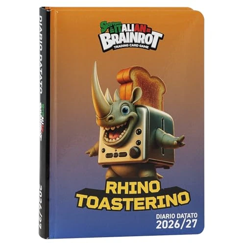 Offre limitée : Skifidol Italian Brainrot Agenda scolaire 2026-2027, 12 mois, couverture rembourrée, 320 pages imprimées en couleur et graphiques Skifidol, format standard 13 x 17,8 cm de 23.00 € à 23.00 € (0.00% de remise)