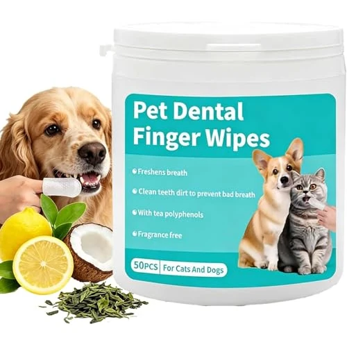 Offerta a tempo: Zampalife Salviette Dentali, Nuovo Salviette Denti Zampalife per Cani e Gatti – Aiutano a Pulire I Denti, Freschezza Dell’alito Senza Bisogno di Spazzolino (1pc) - 51% da 38.99 € a 18.99 €