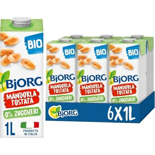Offerta a tempo: BJORG Bevanda Mandorla Tostata Biologica Zero Zuccheri 6x1L - 33% da 17.94 € a 11.94 €