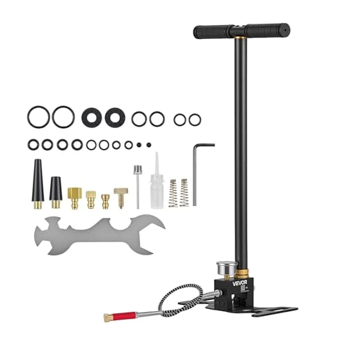 Offerta a tempo: VEVOR Pompa Manuale PCP 3 Stadi, Pompa PCP ad Alta Pressione Portatile, Gonfiaggio Pneumatici Bici Pressione max 41,37 MPa con Filtro Olio-Umidità Manometro Lunghezza del Tubo Flessibile 56 cm - 0.00% da 51.90 € a 51.90 €