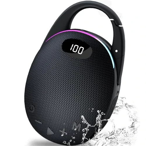 Offerta a tempo: Cassa Bluetooth ultra Portatile,Potente Altoparlante Bluetooth 5.4, Suono Potente , 1800Mah di Autonomia, mini cassa bluetooth,IP68, LED, RGB, TWS, AUX, Scheda TF, Adatto per Esterni/Feste/Viaggi - 72% da 59.99 € a 16.99 €