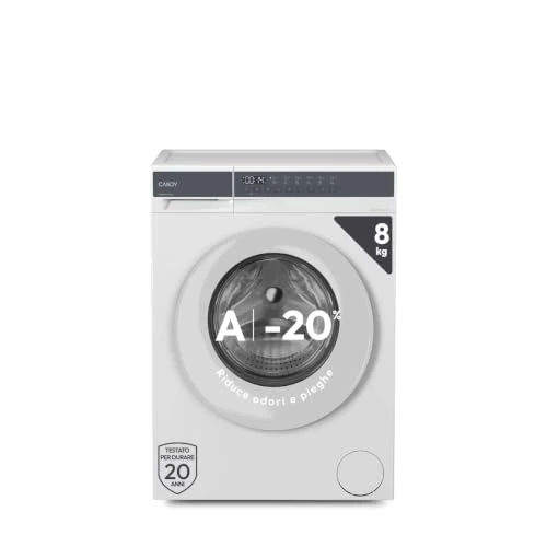 Offre limitée : Candy Easy Pro EY 28SG8-S Machine à laver à chargement frontal 8 kg 1200 tours Moteur Inverter Classe A -20% Cycles rapides 60 x 50 x 85 (LxPxH) cm Blanc de 358.00 € à 358.00 € (0.00% de remise)