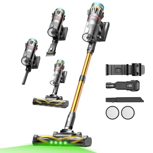 Oferta limitada: Vexilar Aspiradora sin Cable V14Pro 60kPa/1L/60Min, Multiusos Accesorios,Autoportante,Batería Extraíble,Ligero,Fácil Maneja,Aspirador Escoba Vertical para Suelos/Alfombras/Pelos/Coche de 139.99 € a 118.99 € (ahorro 15%)