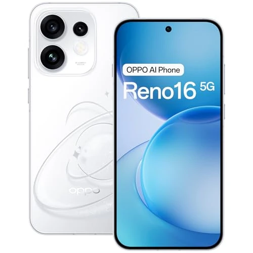 Oferta limitada: OPPO Reno16 5G Teléfono 8+256GB 6000mAh 120Hz 50MP, Pop White de 699.00 € a 699.00 € (ahorro 0.00%)